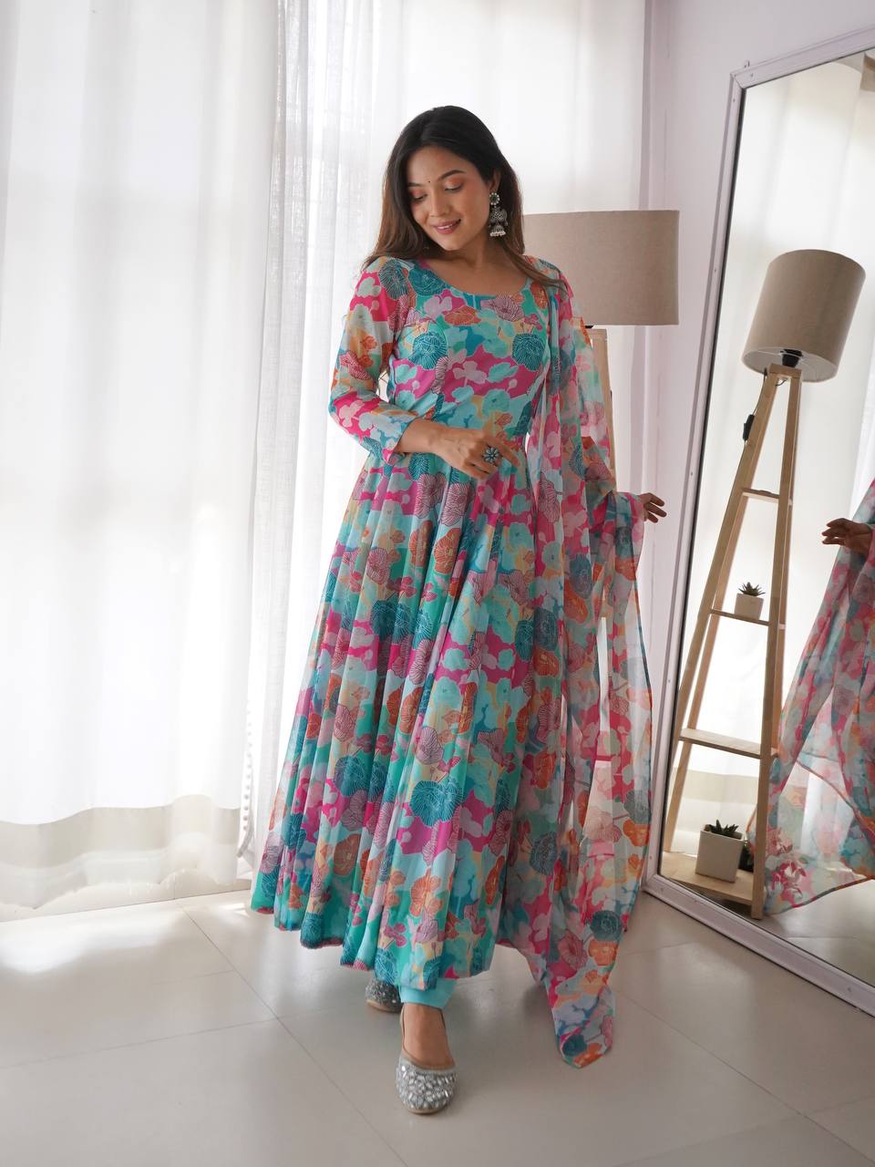 Wholesale Lot 20 PC Indian Silk Dress For Women Work Magic Gown Dress | eBay
